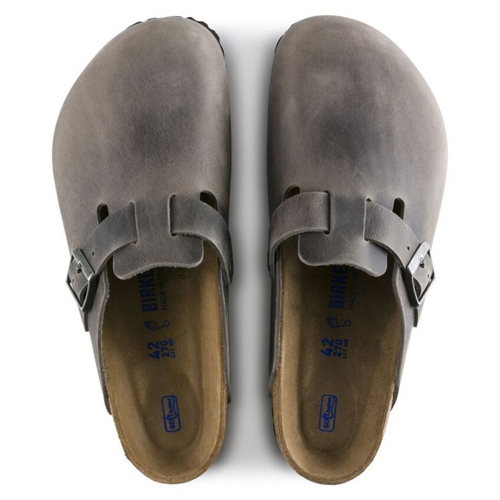 Birkenstock gizeh iron oiled leather online