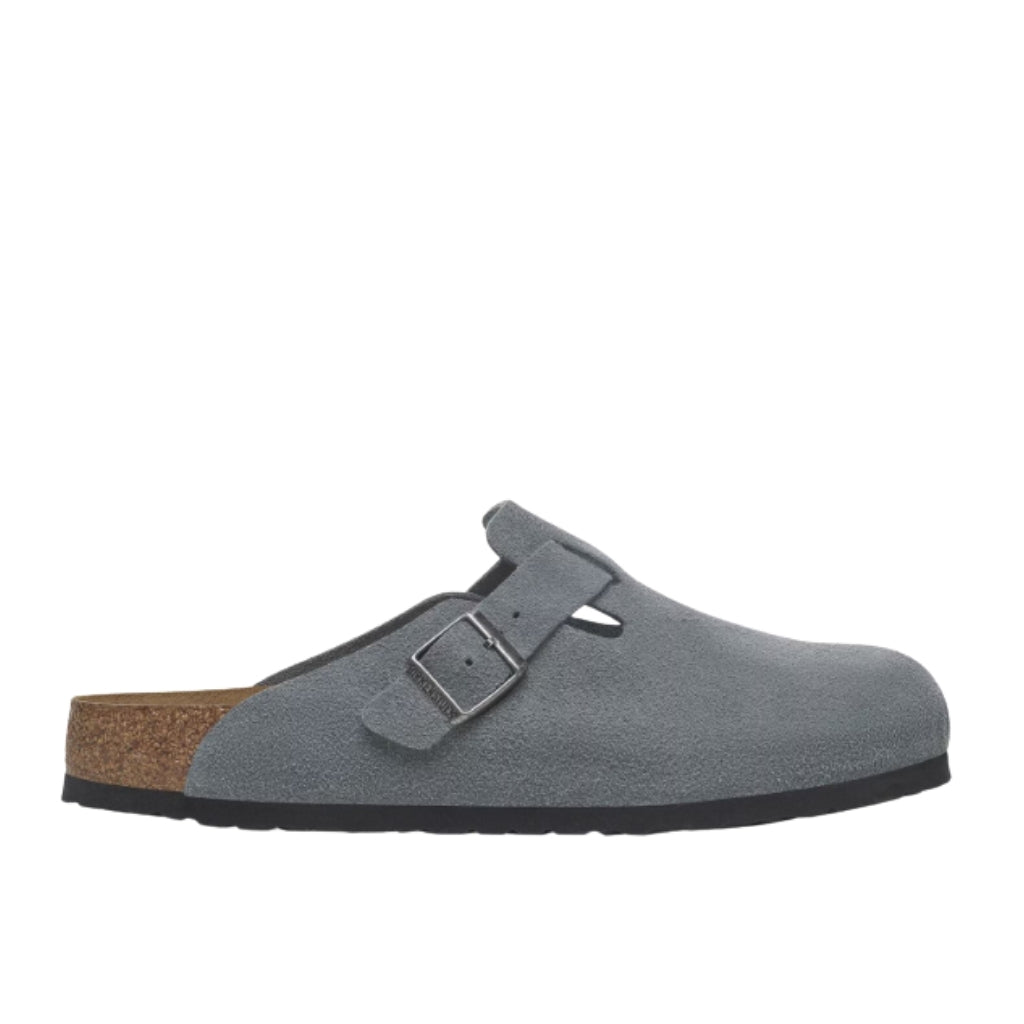 Boston Suede Soft Footbed Narrow - Basalt Grey