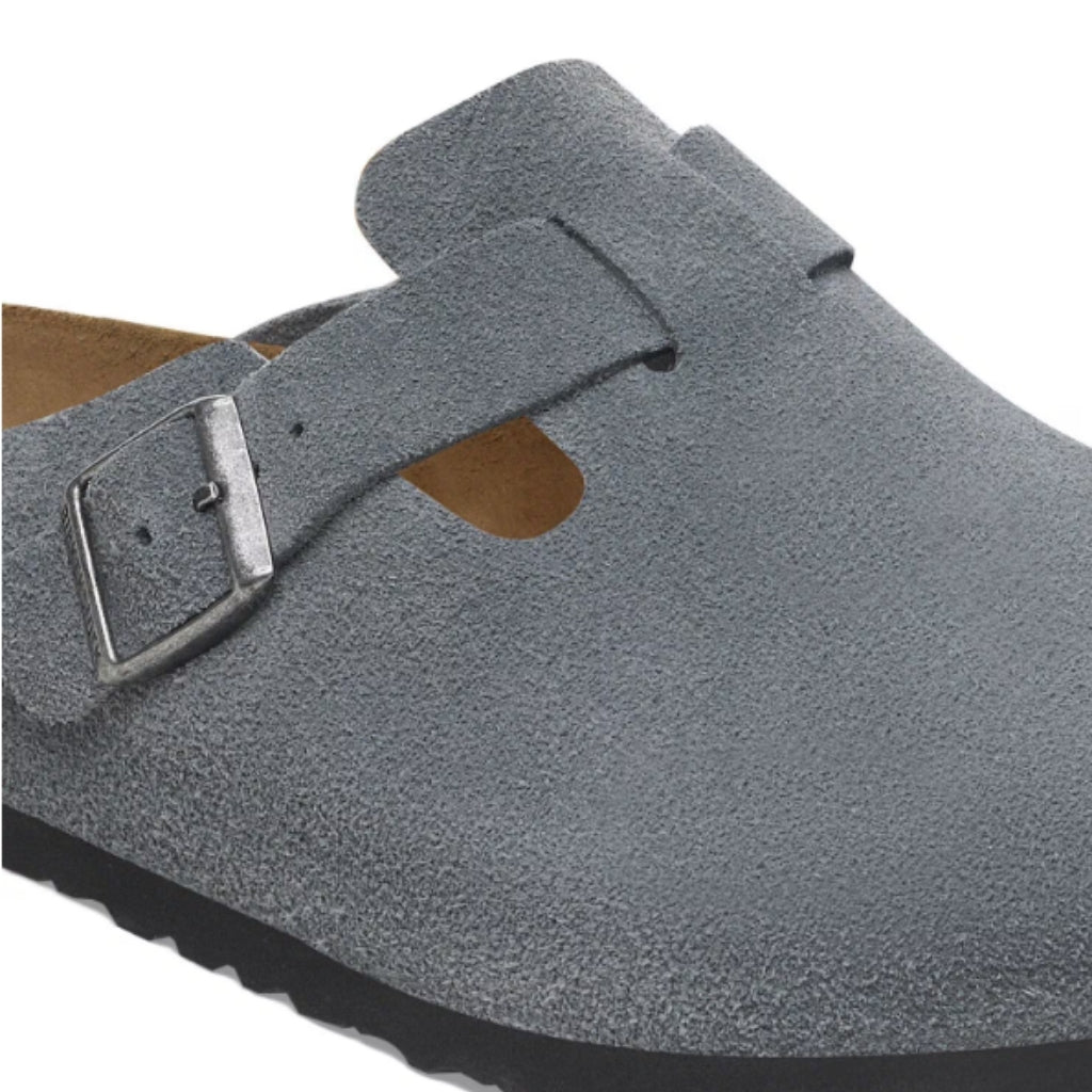 Boston Suede Soft Footbed Narrow - Basalt Grey