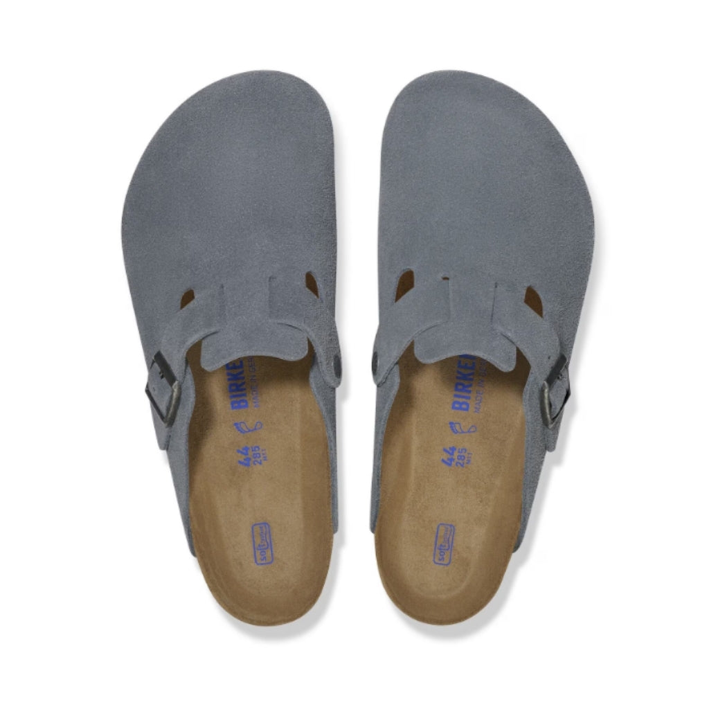 Boston Suede Soft Footbed Narrow - Basalt Grey