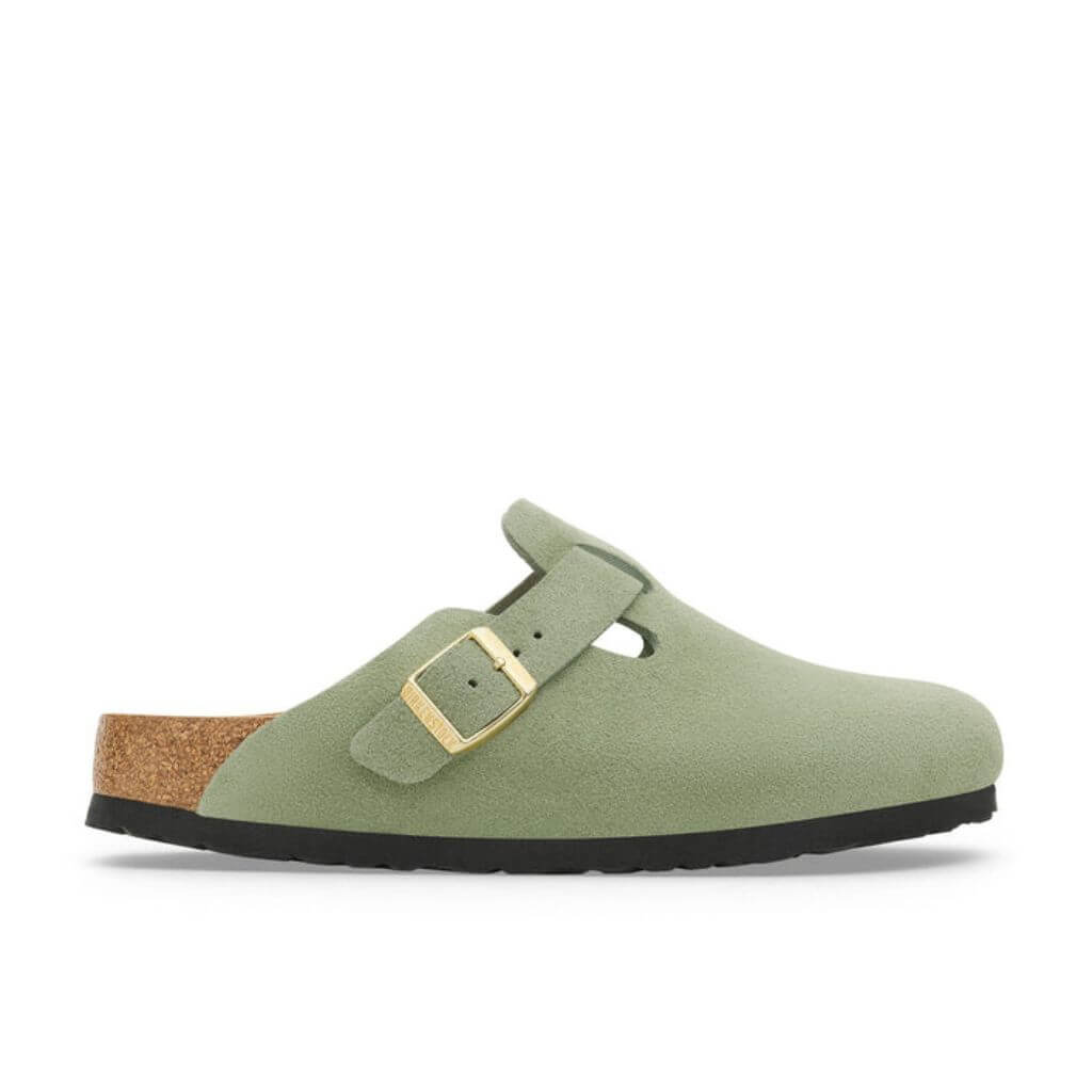 Boston Suede Soft Footbed - Green Tea