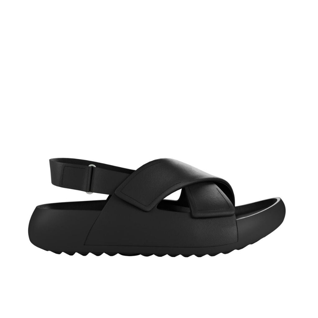 Cozmo Platform Sandal - Black