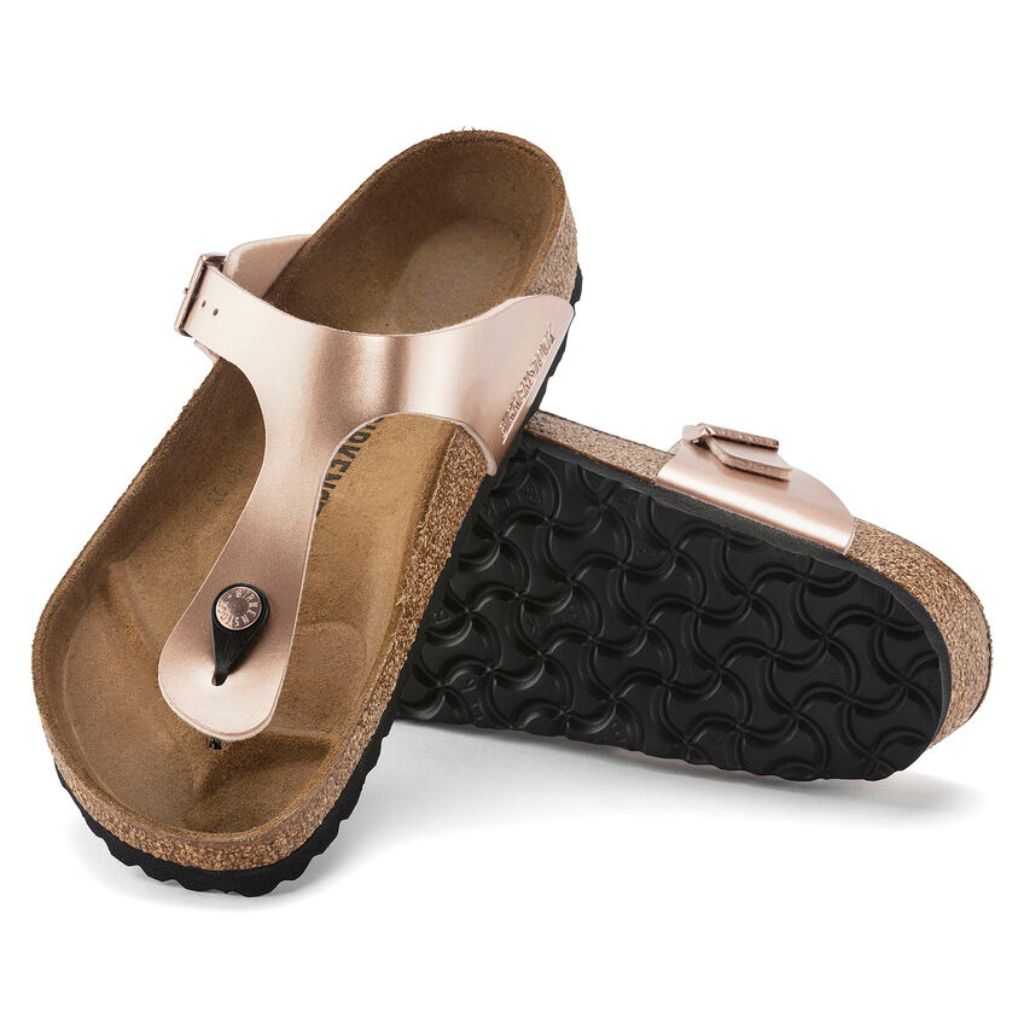 Birkenstock Gizeh Birko Flor Metallic Copper - Main Image