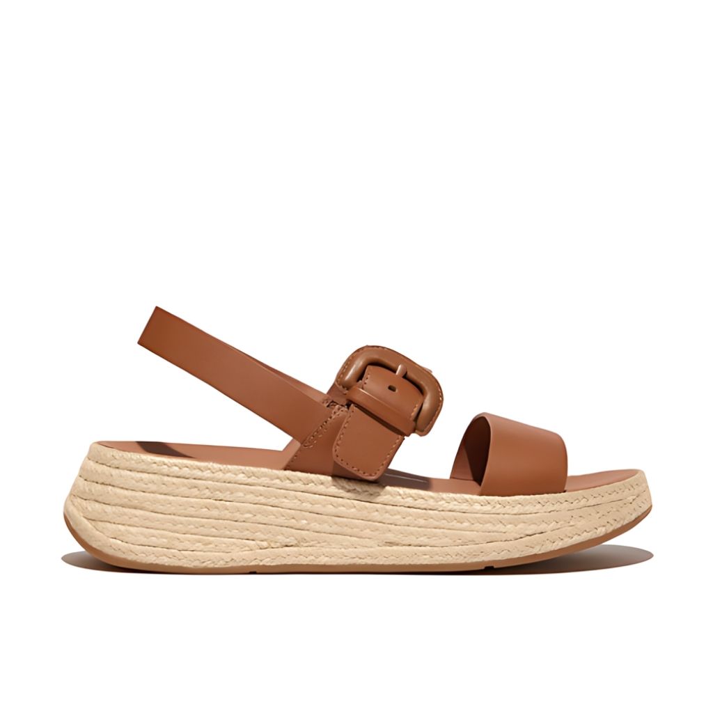 F-Mode Espadrille Sandal - Tan