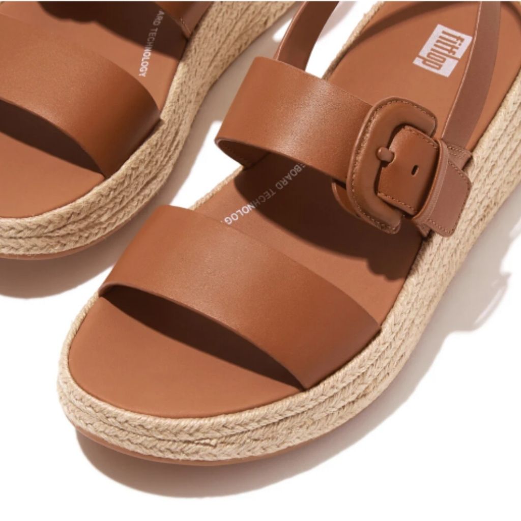 F-Mode Espadrille Sandal - Tan