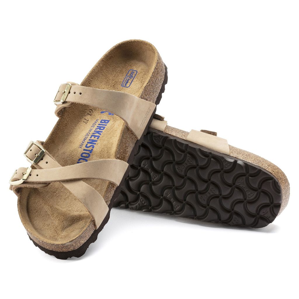 Franca Nubuck Leather Soft Footbed - Sandcastle