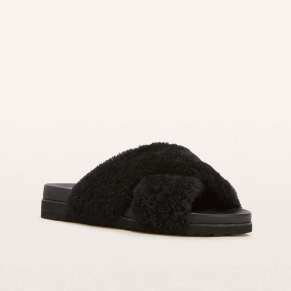 Rebel - Black Shearling