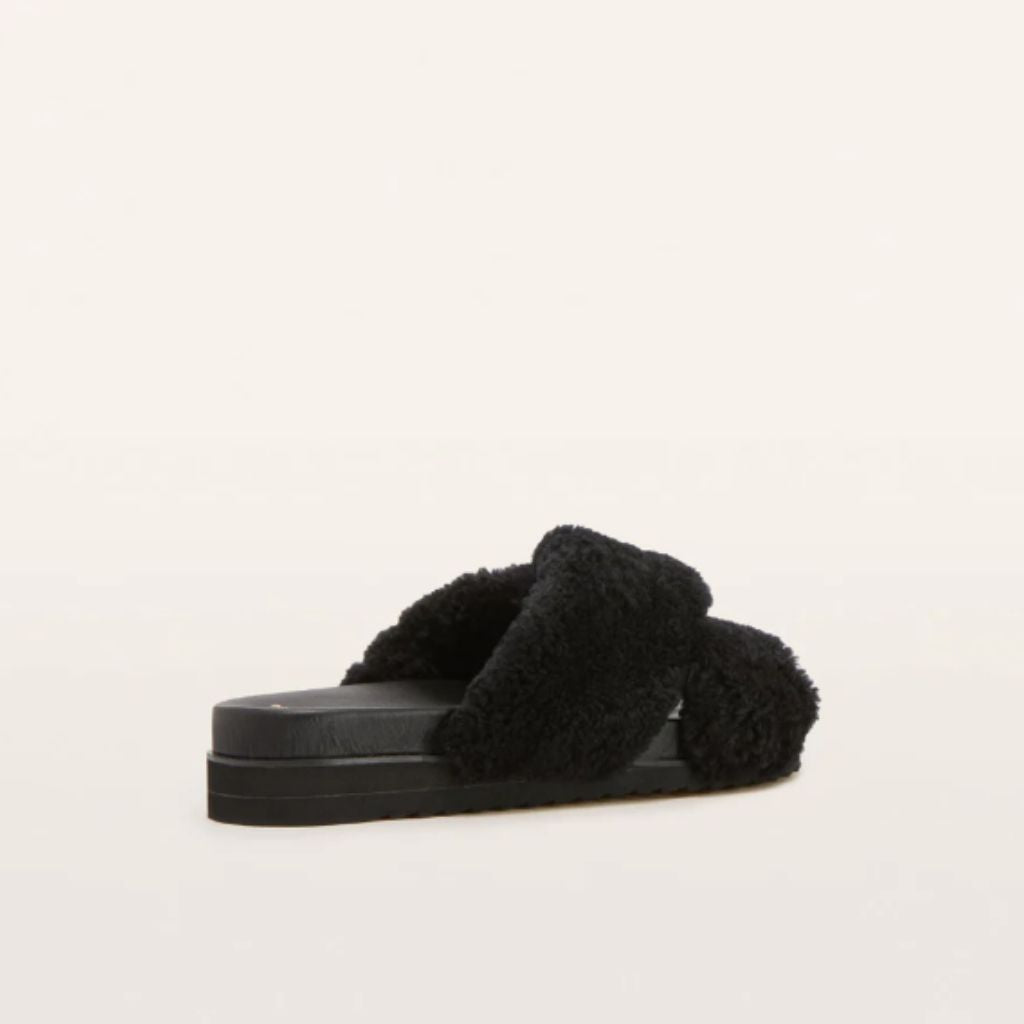 Rebel - Black Shearling