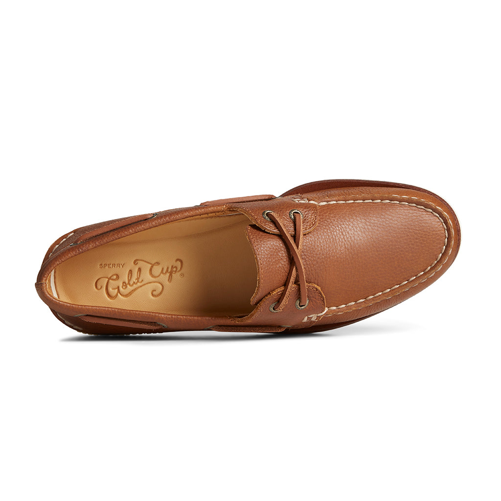 Sperry Gold AO 2 Eye (Wide) - Dark Tan Tumbled | Footgear