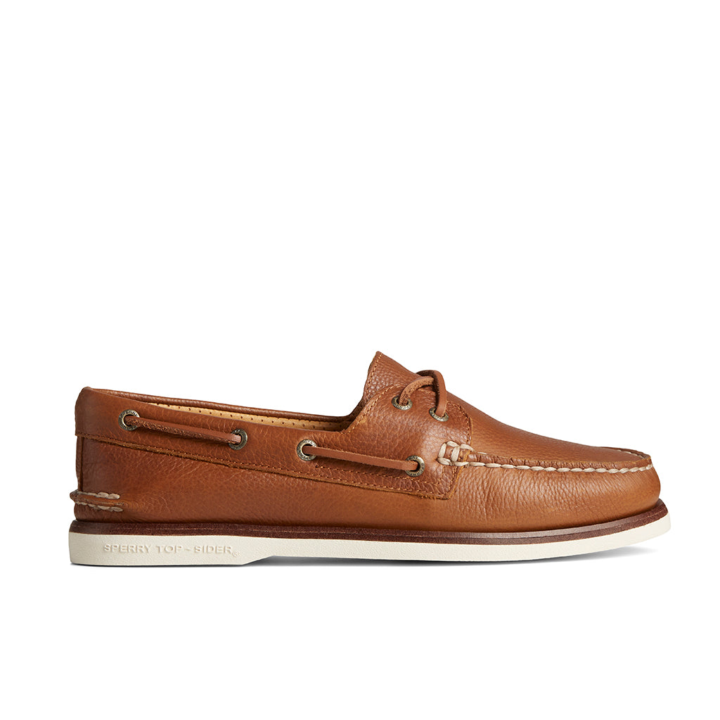 Sperry Gold AO 2 Eye (Wide) - Dark Tan Tumbled | Footgear