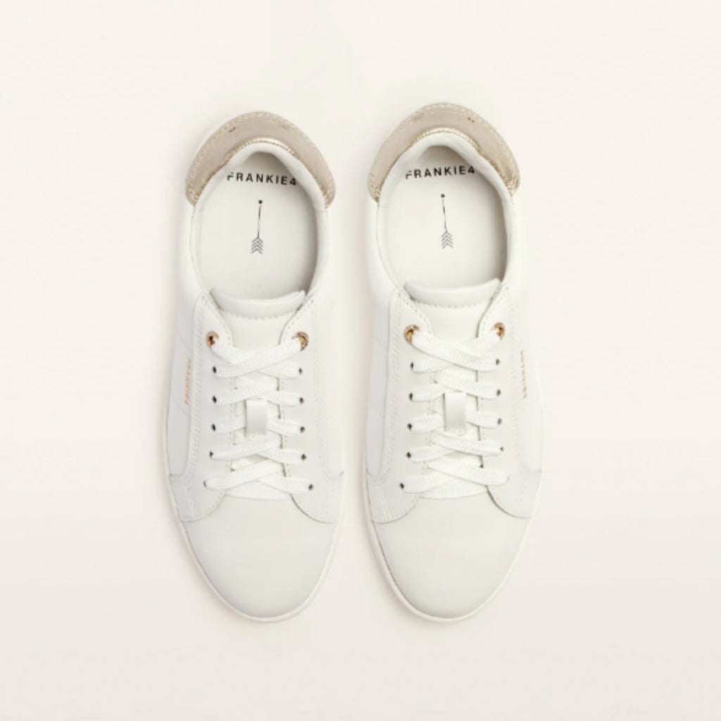 Jackie V - White/Gold Grain