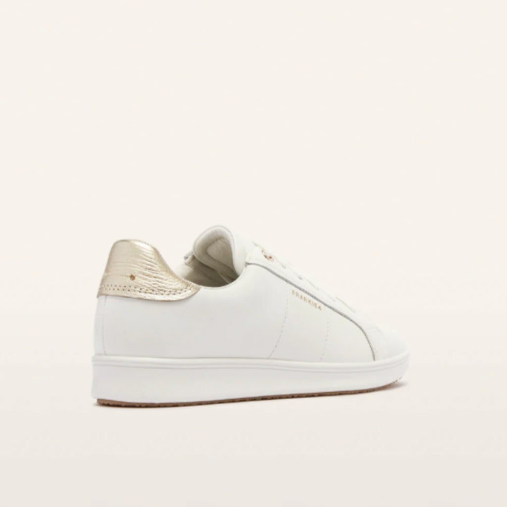Jackie V - White/Gold Grain