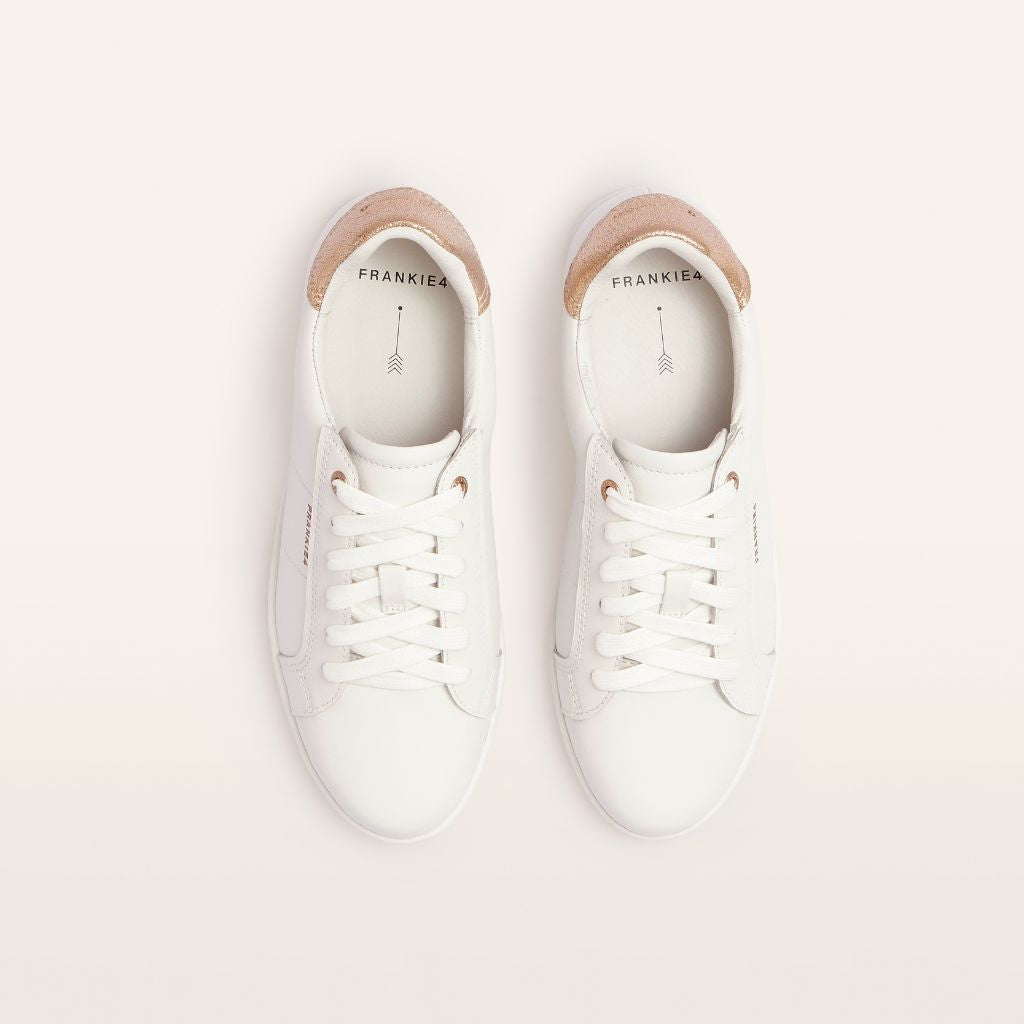 Jackie V - White/Rose Gold