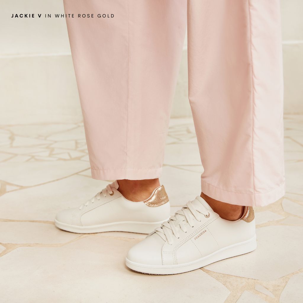 Jackie IV - White/Gold