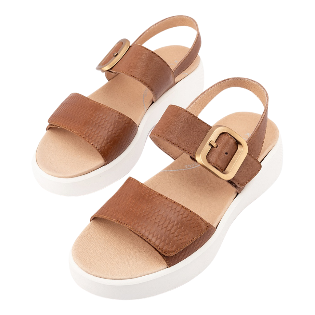 Isla - Caramel Embossed