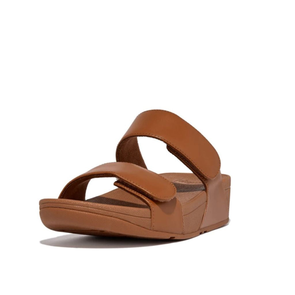 Fit Flop  Lulu Leather Slide - Light Tan | Footgear