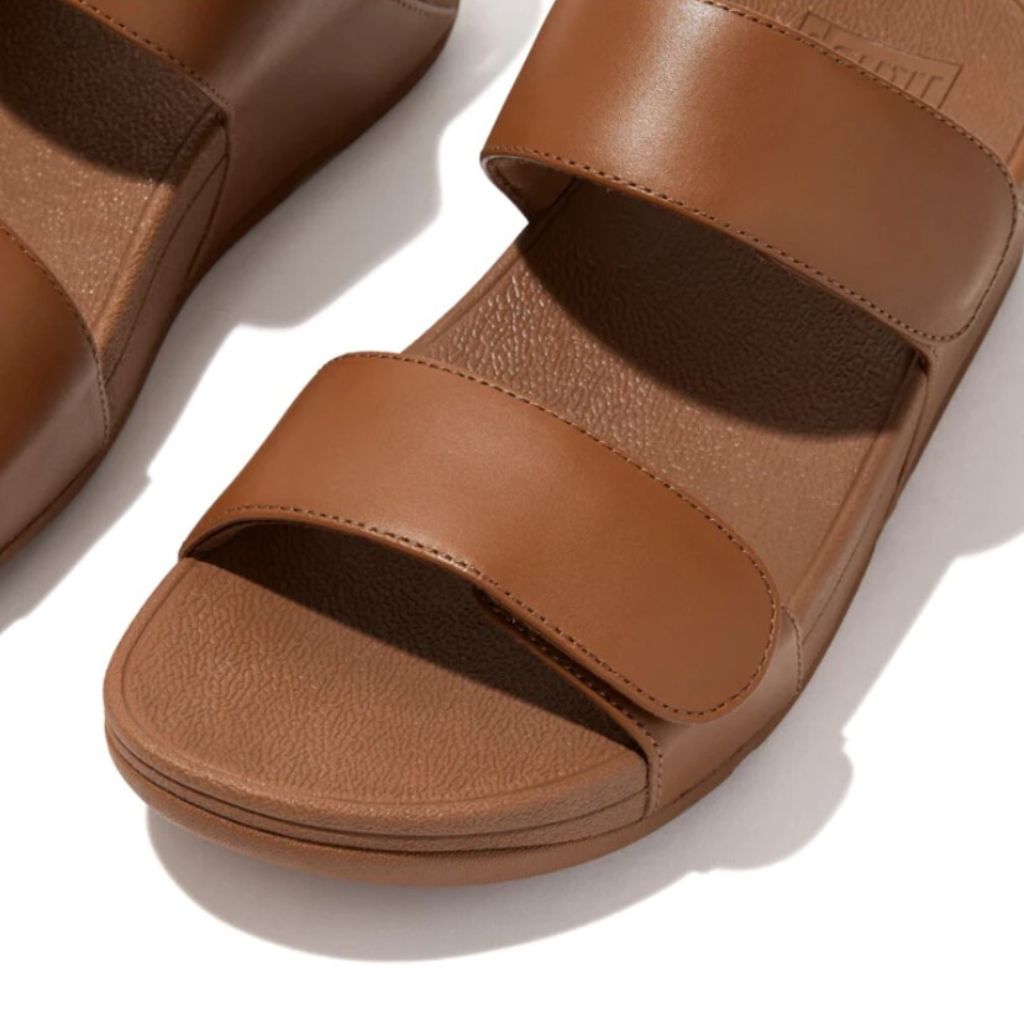 Fit Flop  Lulu Leather Slide - Light Tan | Footgear