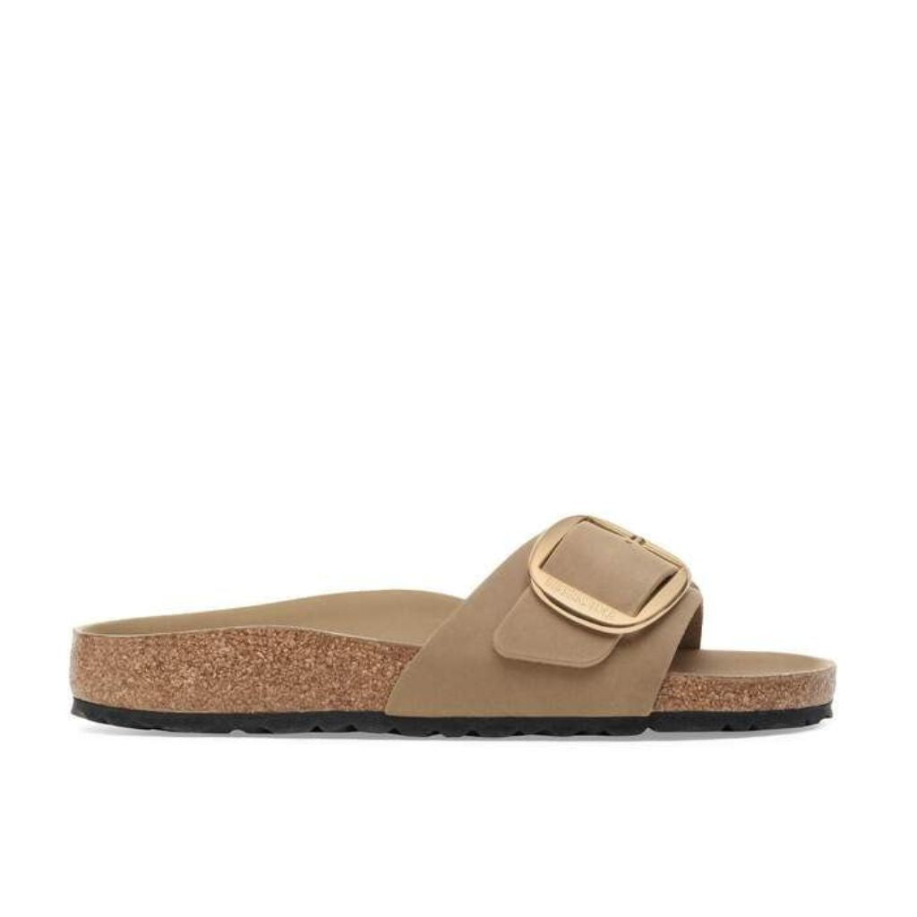 Madrid Oiled Leather Big Buckle - Tobacco Brown