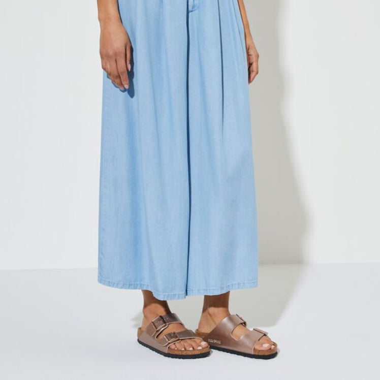 Birkenstock Arizona Birko Flor Narrow - Metallic Copper | Footgear