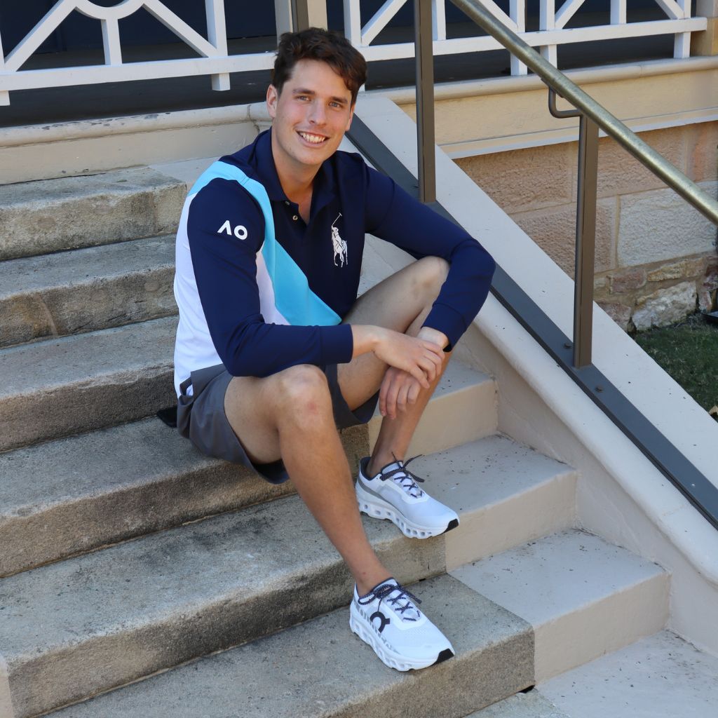 On Running Cloud Monster All White Side View