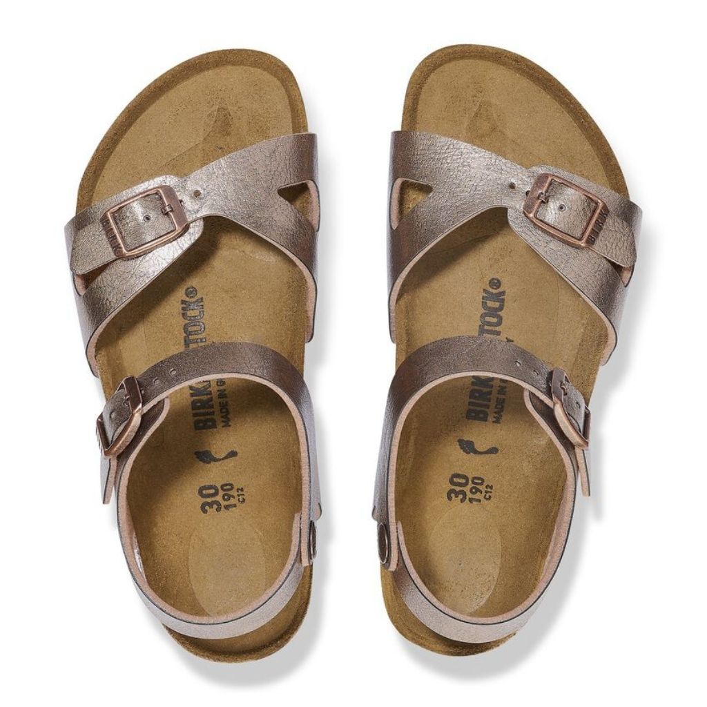 Birkenstock Rio Birko Flor Kids Narrow Graceful Taupe