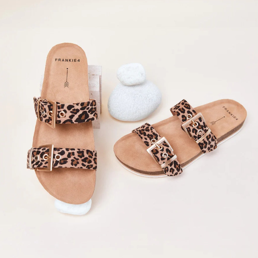 Sandy III - Camel Leopard Print