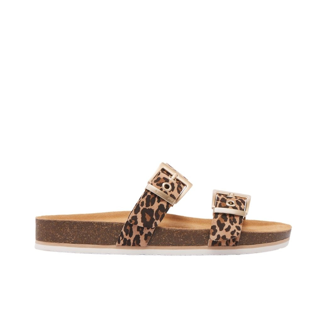 Sandy III - Camel Leopard Print