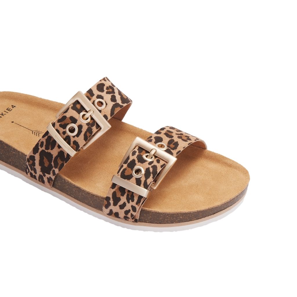 Sandy III - Camel Leopard Print