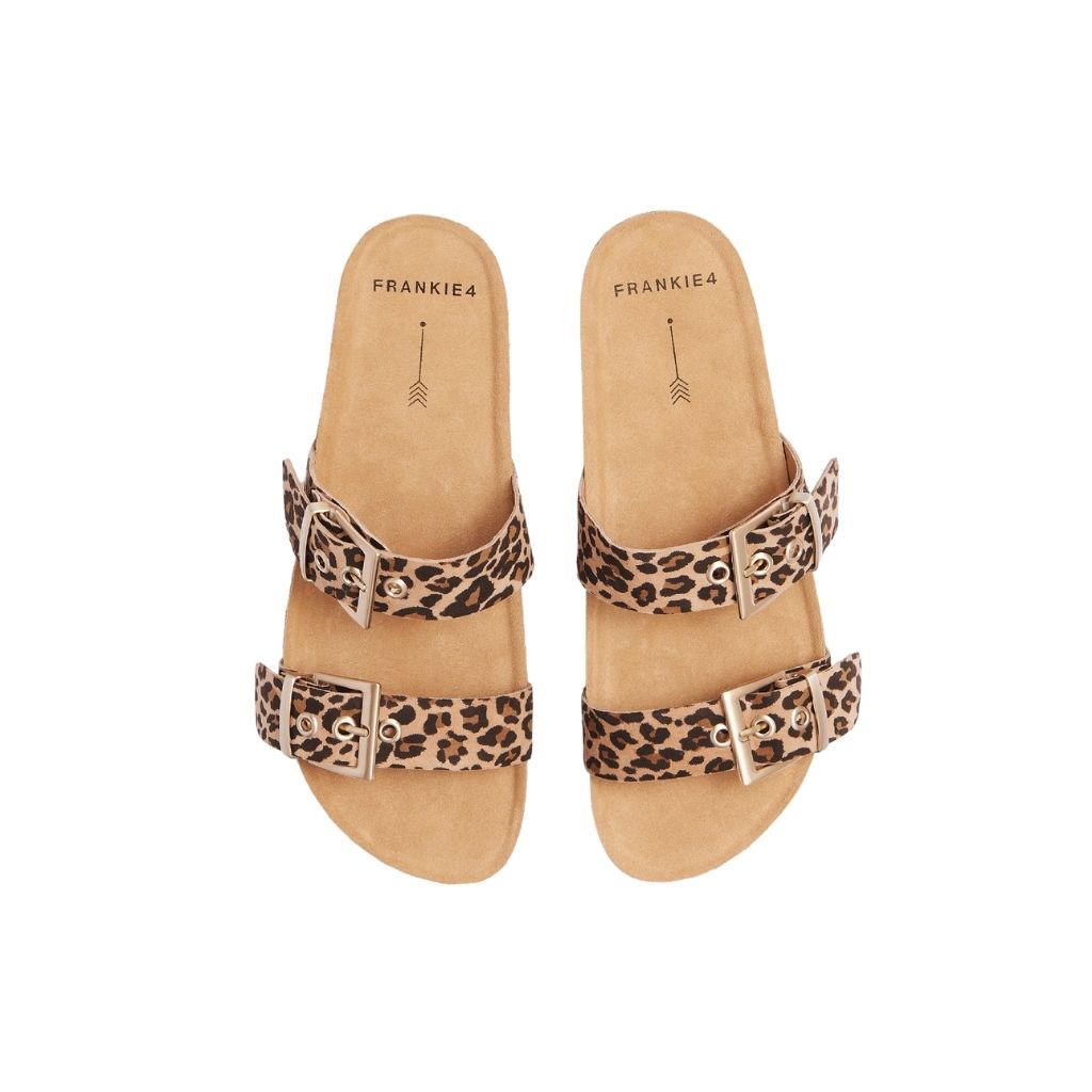 Sandy III - Camel Leopard Print