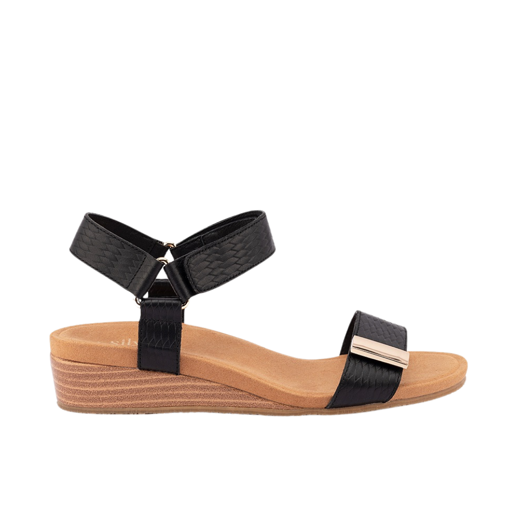 Utica - Black Embossed