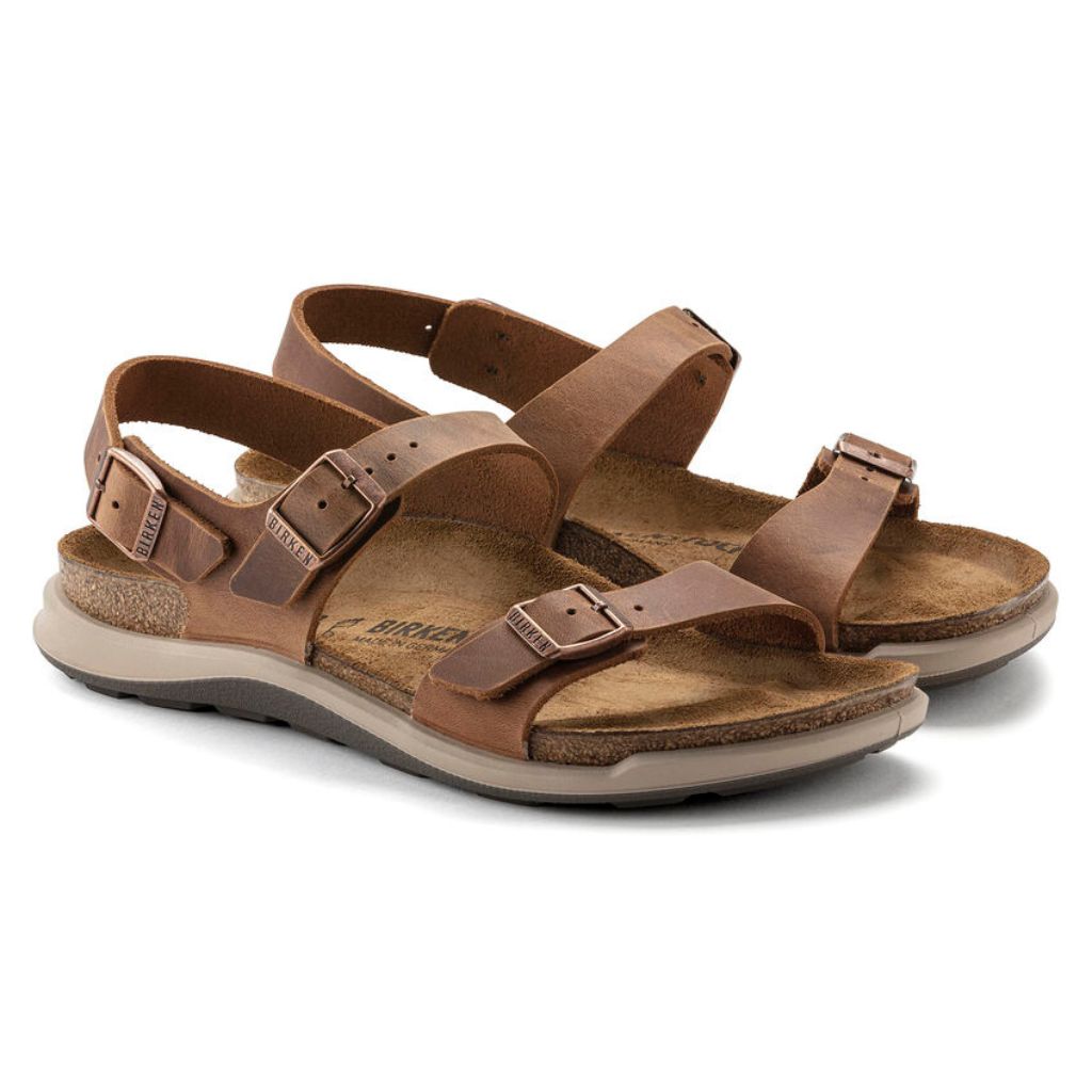 Birkenstock Sonora Leather Cross Town - Ginger Brown | Footgear