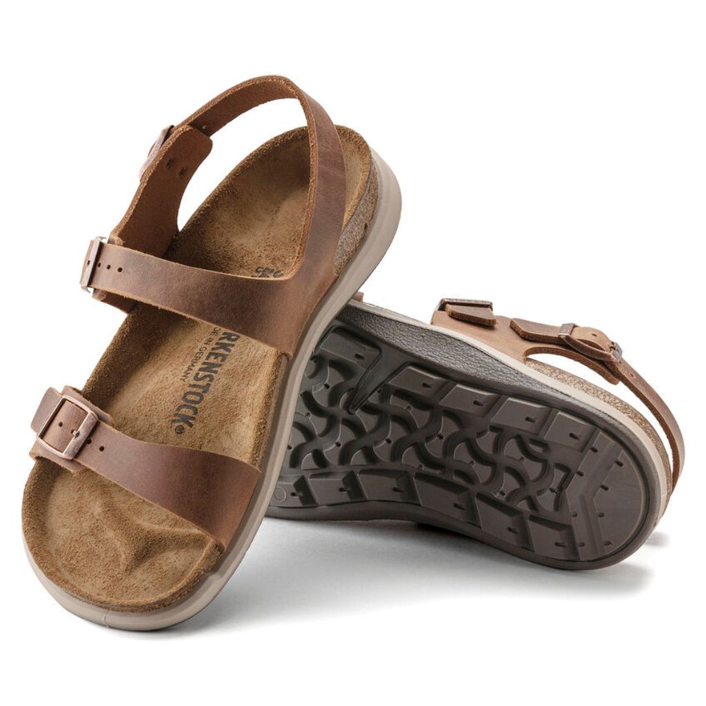 Birkenstock Sonora Leather Cross Town - Ginger Brown | Footgear