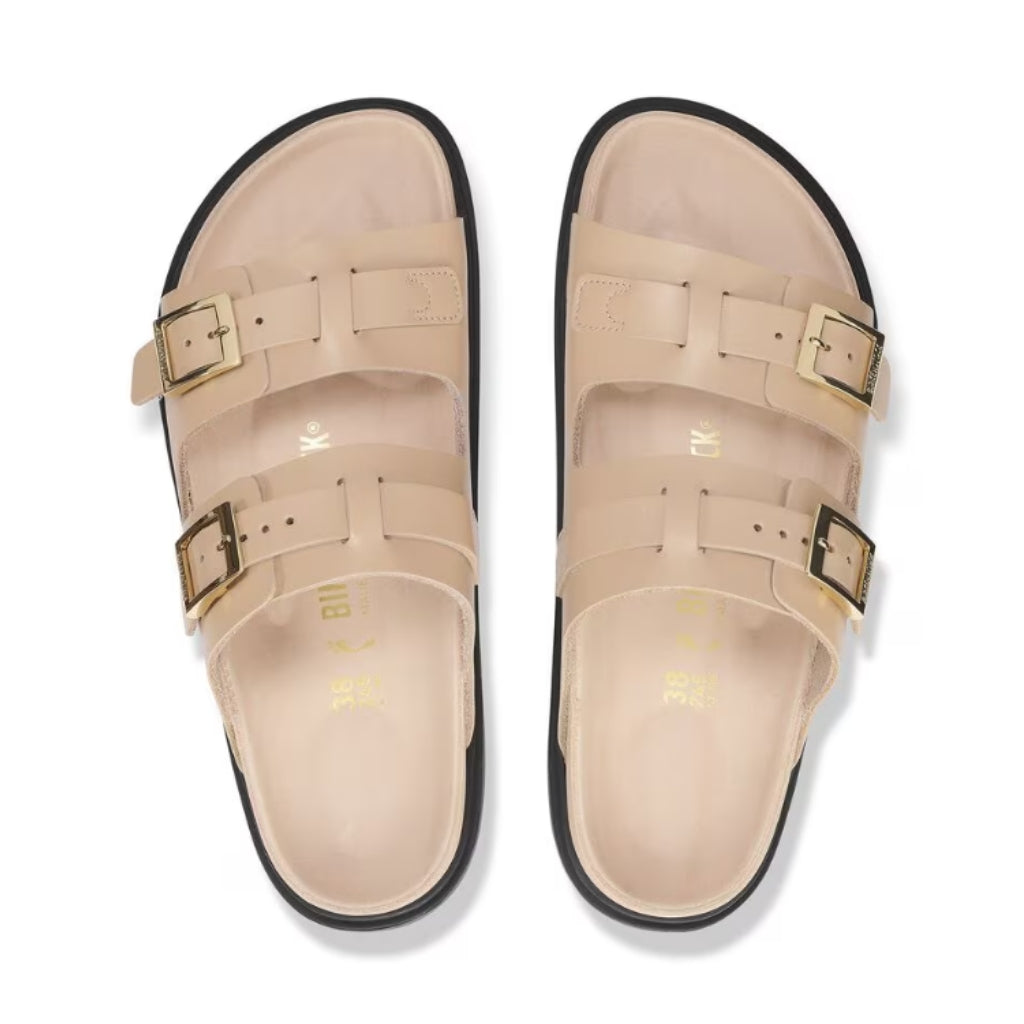 St Barths Leather Narrow - New Beige