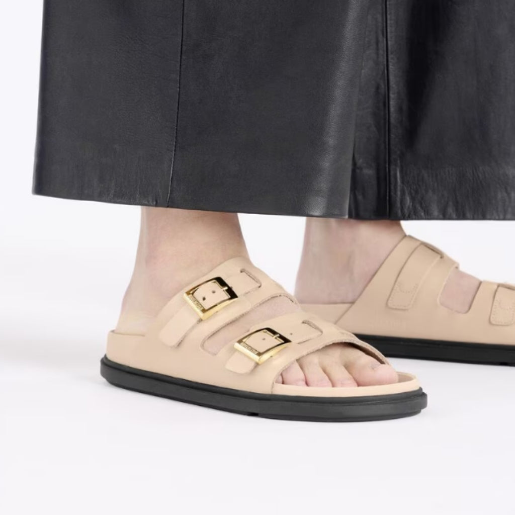 St Barths Leather Narrow - New Beige