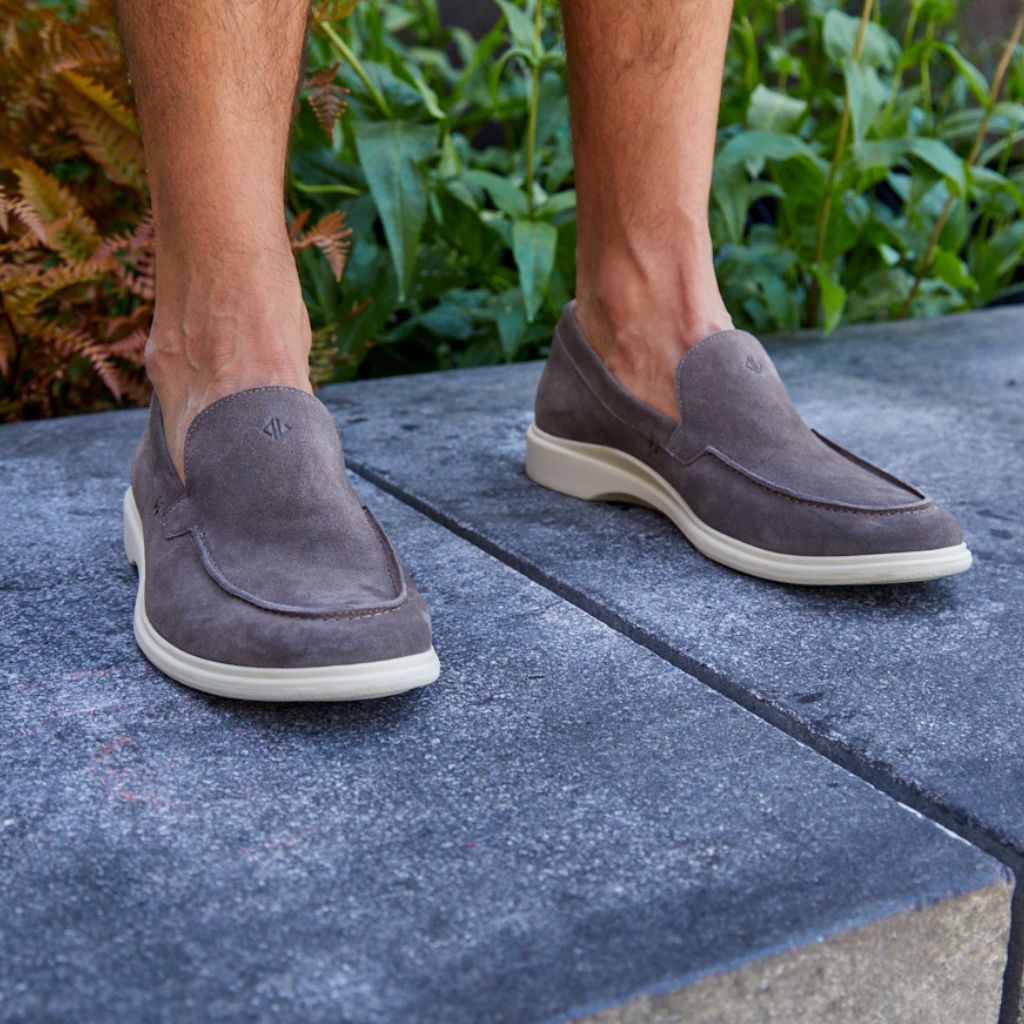 The Loafer in Slate Suede