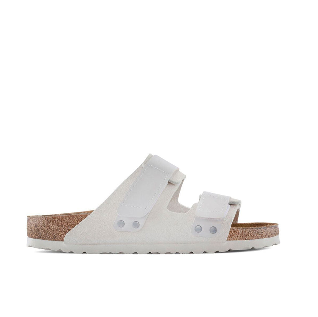 Birkenstock Uji Suede Narrow - Antique White | Footgear 