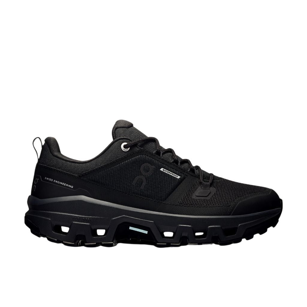 Womens Cloudrock Low Waterproof Lace - Black/Blac