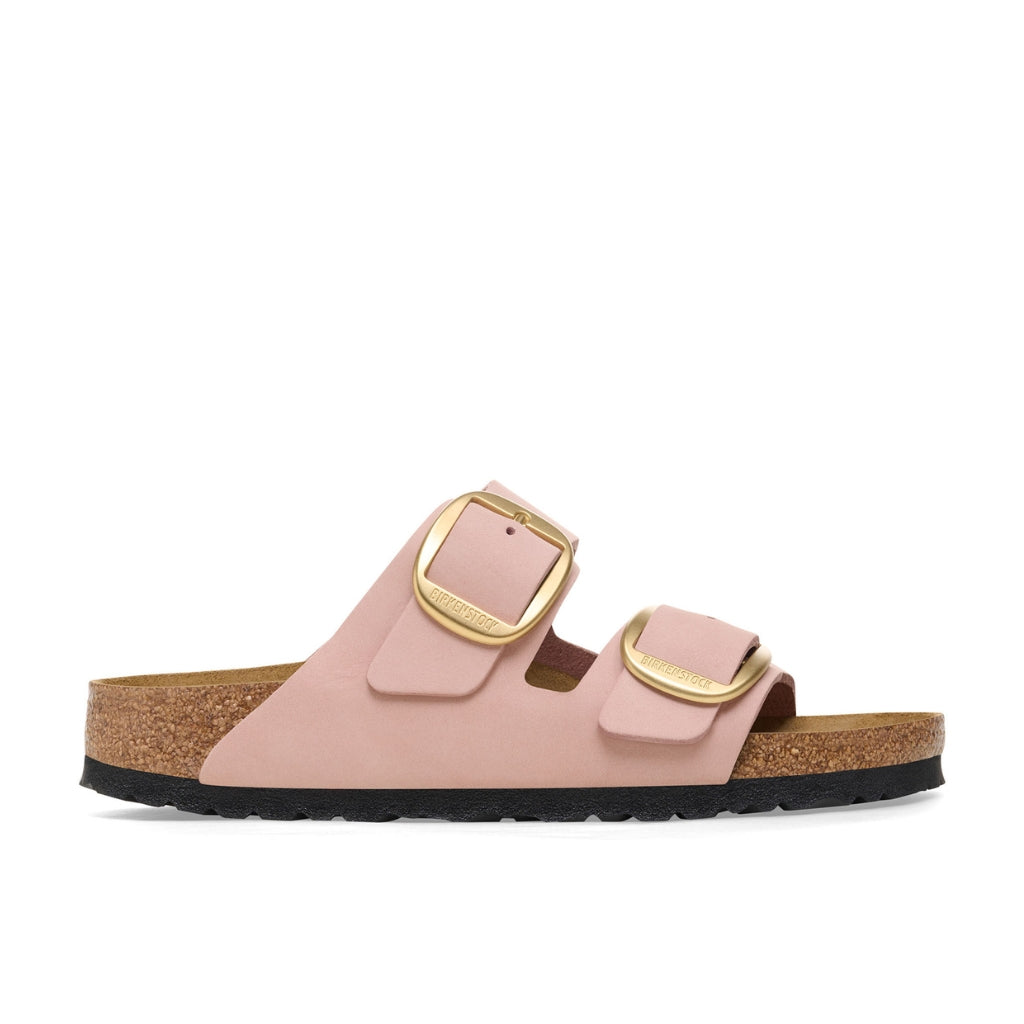 Birkenstock Arizona Big Buckle Nubuck Leather - Soft Pink - 1026559