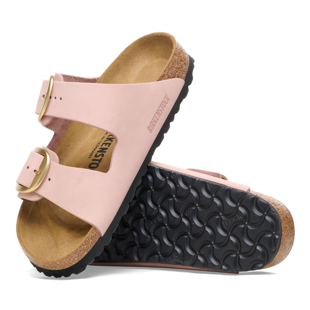 Birkenstock Arizona Big Buckle Nubuck Leather - Soft Pink - 1026559
