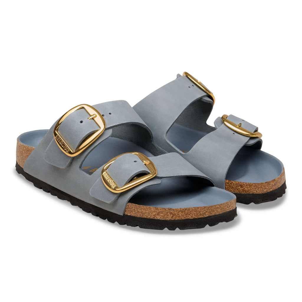 Arizona Big Buckle Oiled Leather Narrow - Basalt Grey
