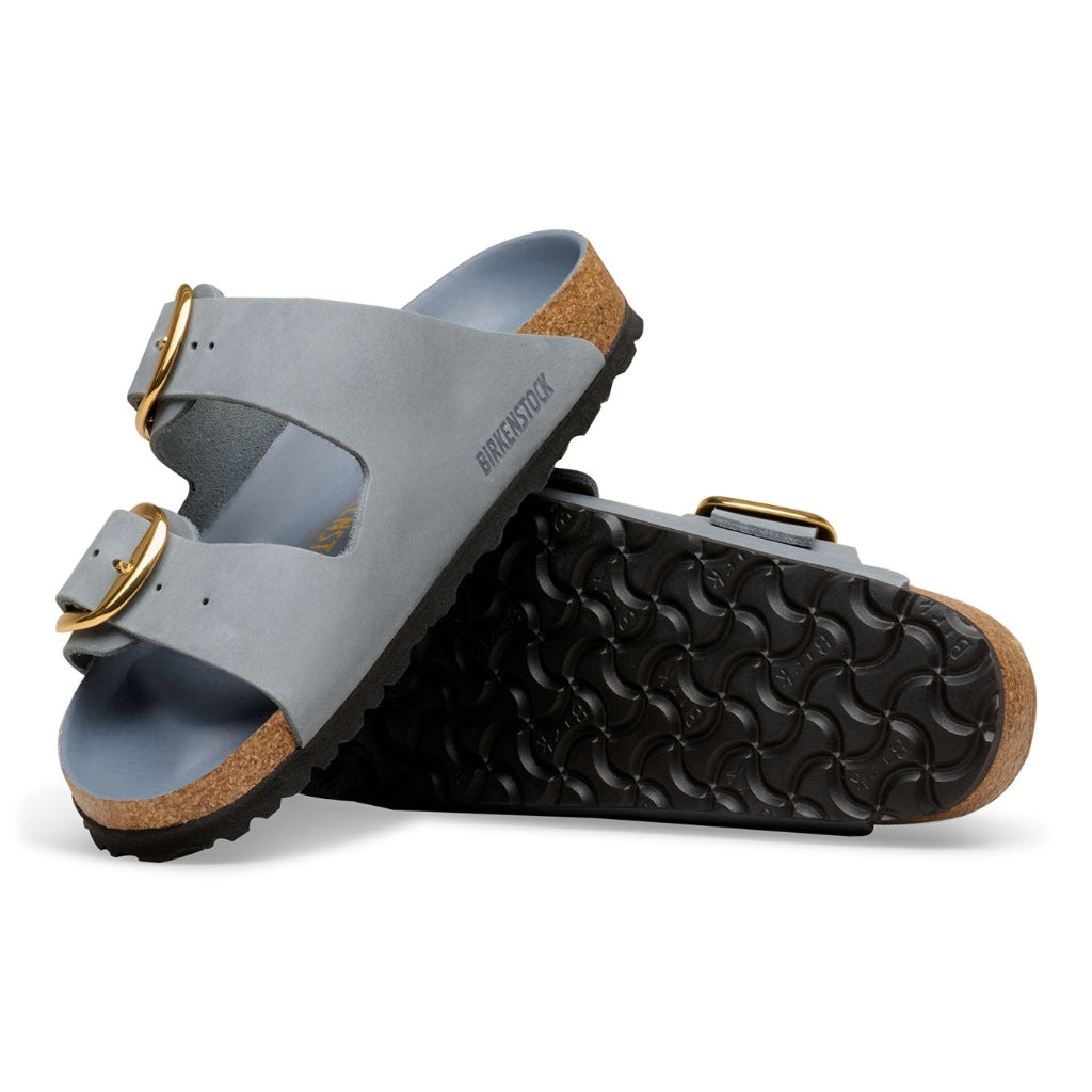 Arizona Big Buckle Oiled Leather Narrow - Basalt Grey