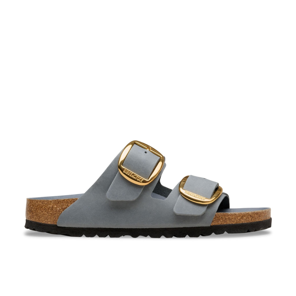 Arizona Big Buckle Oiled Leather Narrow - Basalt Grey