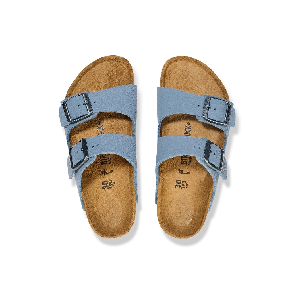 Birkenstock Arizona BirkiBuc Childrens - Elemental Blue - 1026395