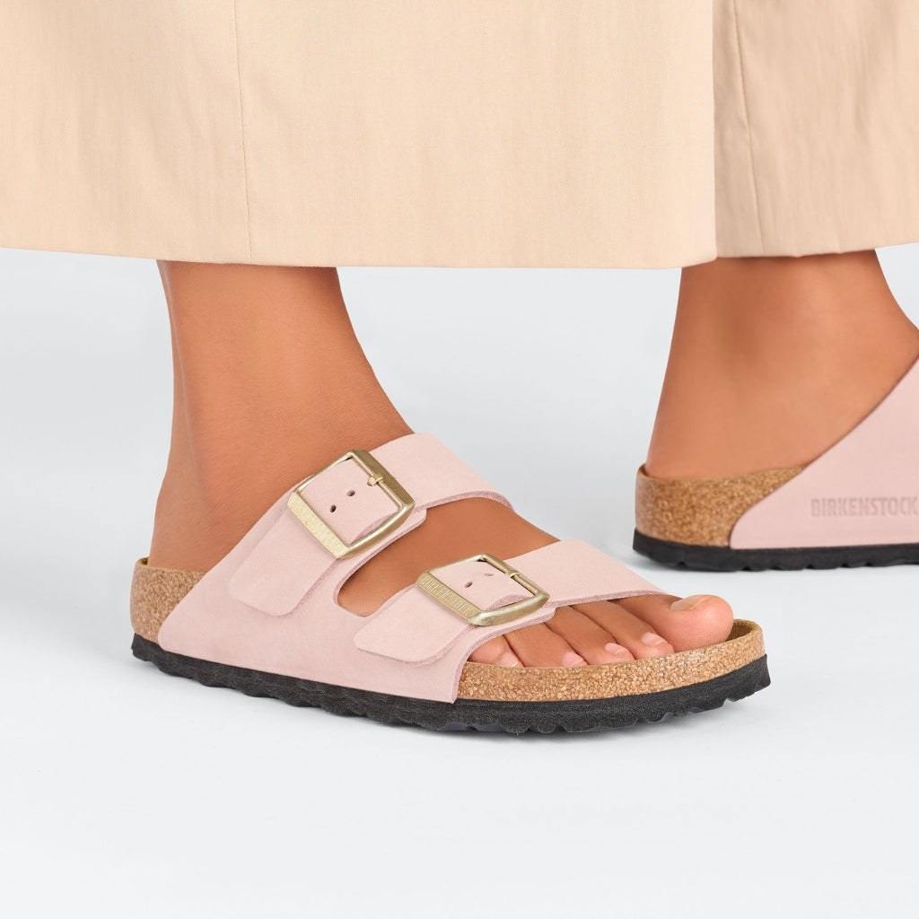 Arizona Nubuck Soft Footbed Narrow - Soft Pink