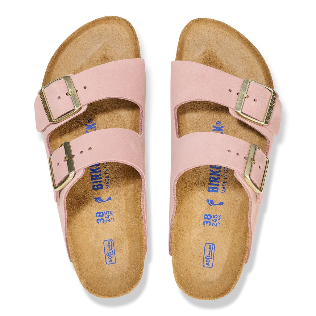 Arizona Nubuck Soft Footbed Narrow - Soft Pink