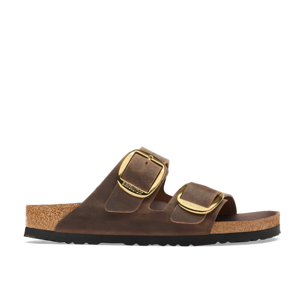 Arizona Oiled Leather Big Buckle - Habana