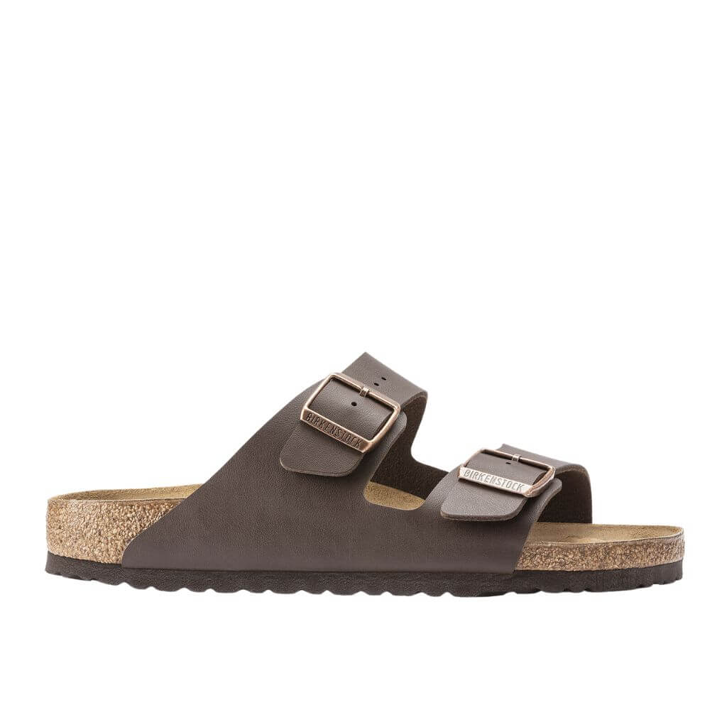 Birkenstock Arizona Birko Flor Narrow Dark Brown