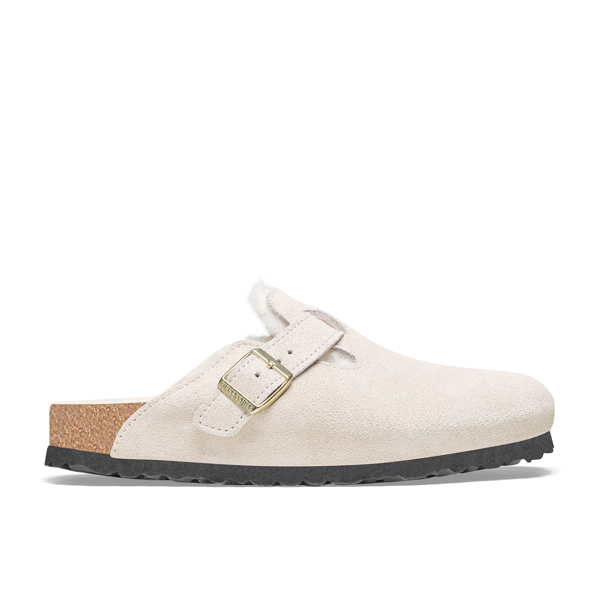 Boston Suede Shearling - Antique White