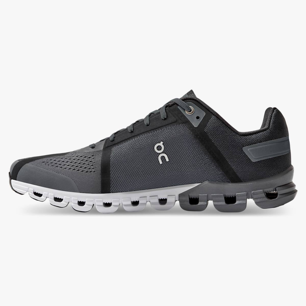 Mens Cloudflow Lace - Black/Asphalt