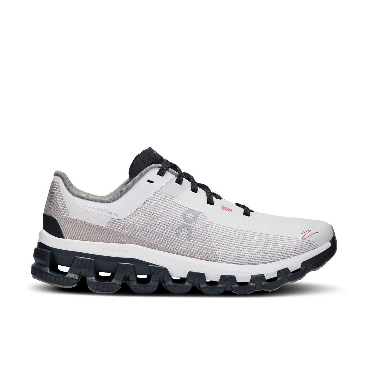 Womens Cloudflow Distance Lace - White/Black